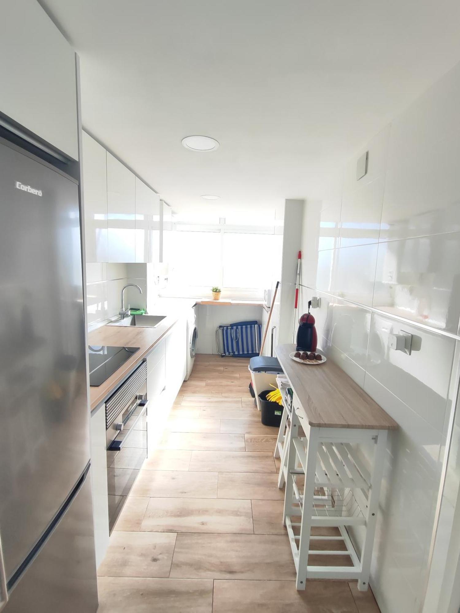 Apartamento Malaga 300 Metros De La Playa Buitenkant foto